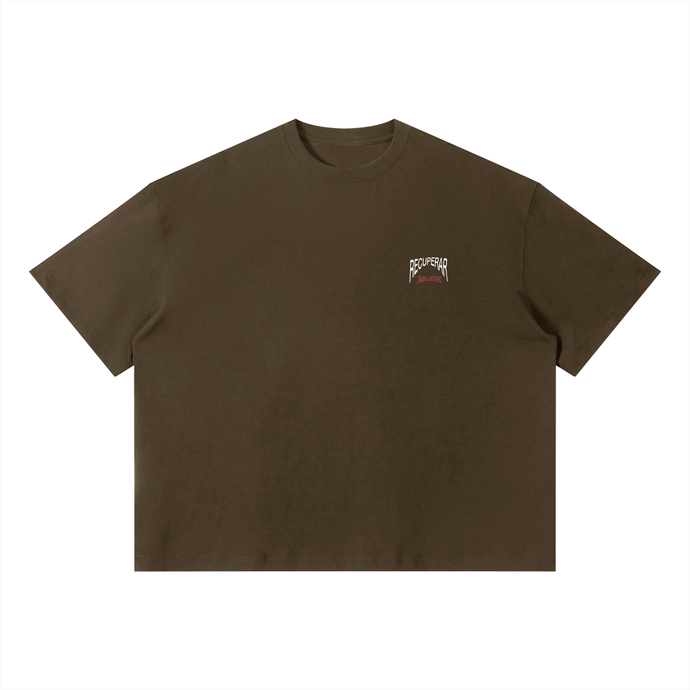 Worldwide T-shirt Deep Brown (Box fit)