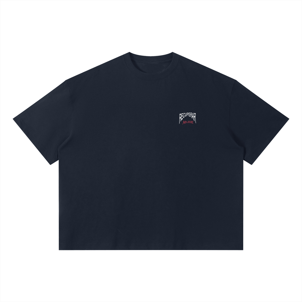 Worldwide T-shirt Navy Blue (Box fit)