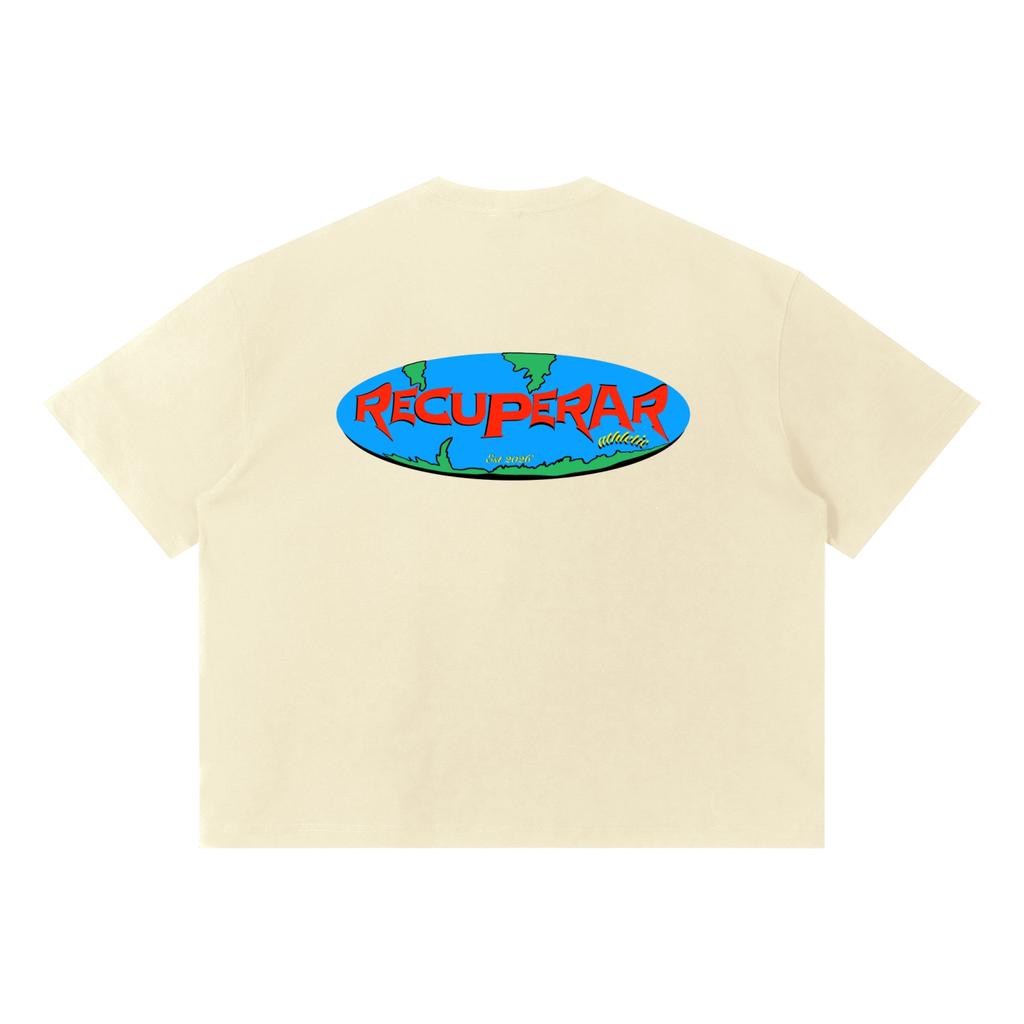 Worldwide T-shirt Apricot (Box fit)