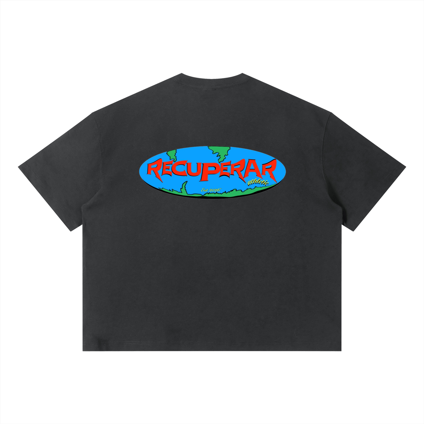 Worldwide T-shirt Dark Gray (Box fit)